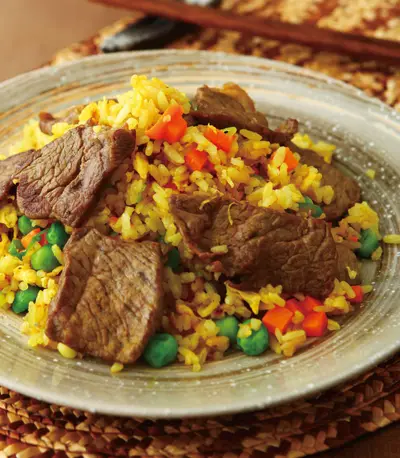 薑黃牛肉炒飯
