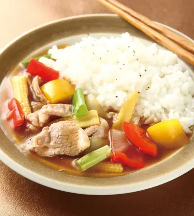 洋蔥豬肉燴飯