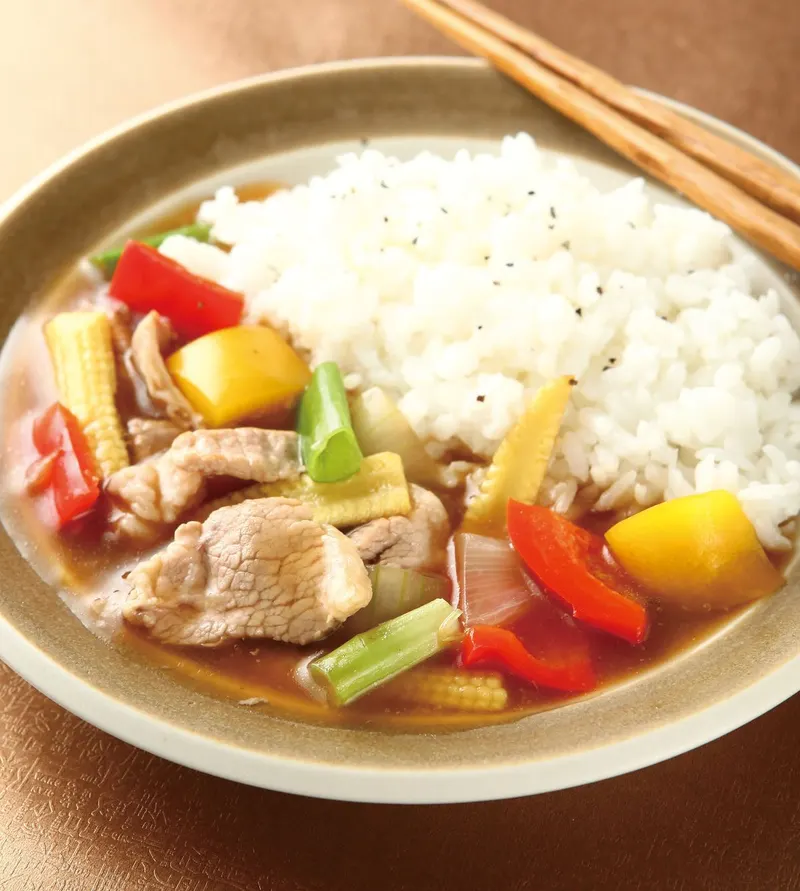 洋蔥豬肉燴飯