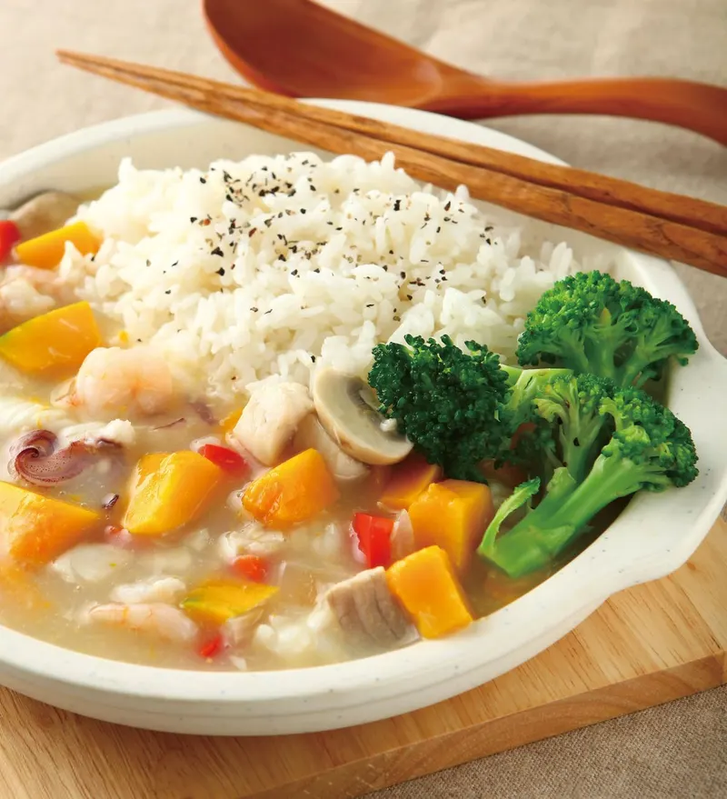 南瓜海鮮燴飯