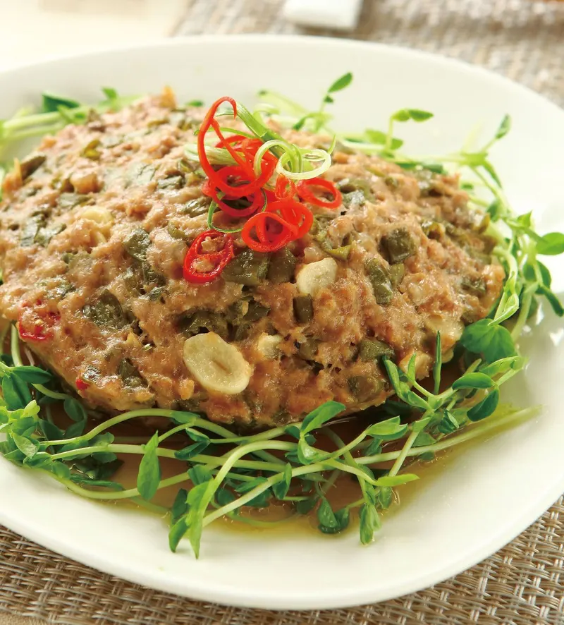 酸豇豆蒸肉