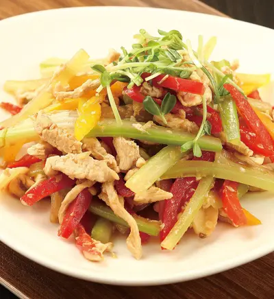 雞肉炒三絲