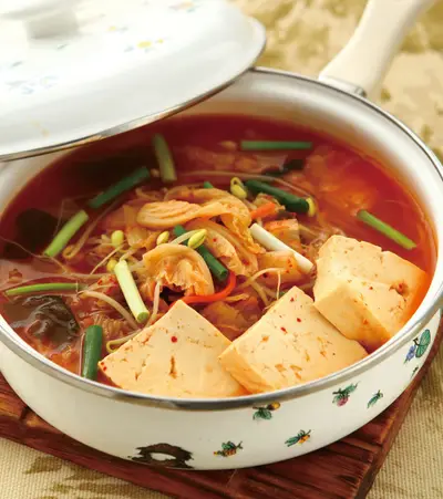 豆芽泡菜湯