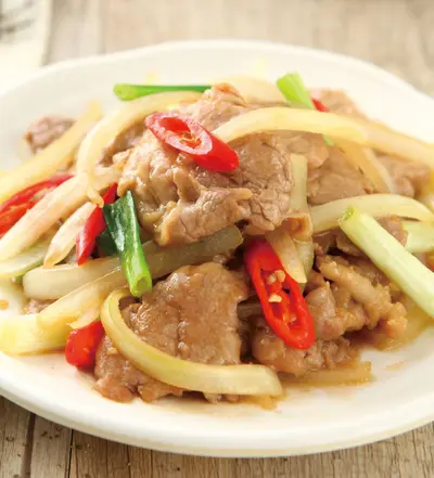 蔥爆豬肉