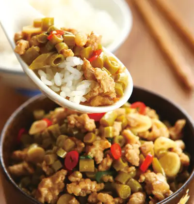 酸豇豆豬肉醬