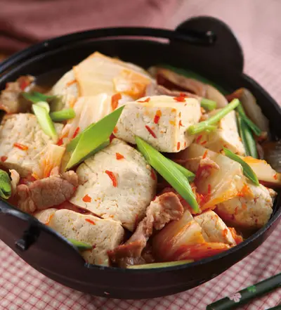 臭豆腐肉片鍋