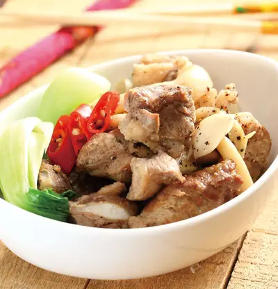 香檳燒排骨