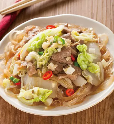 白菜燒肉片
