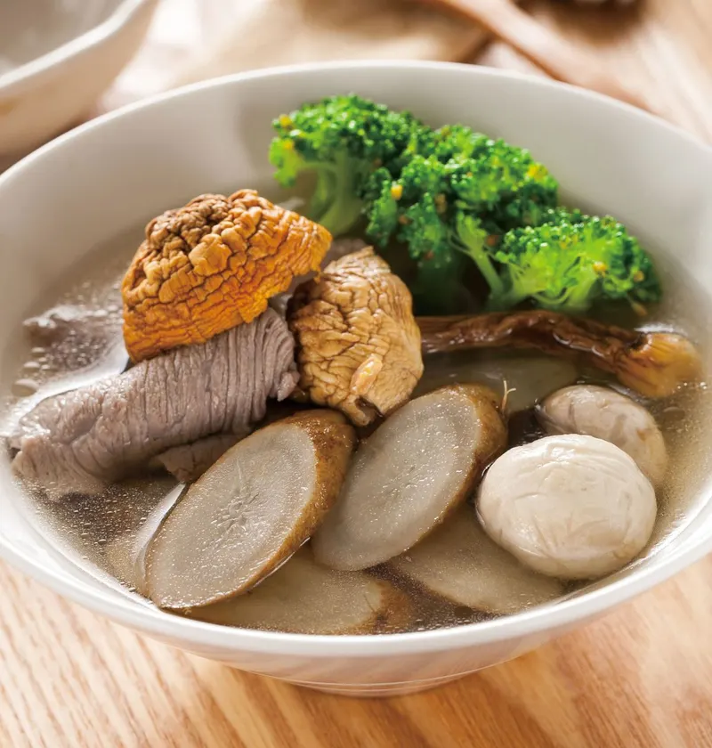 巴西蘑菇牛蒡燉肉片