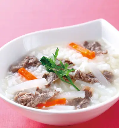 蘿蔔牛肉粥