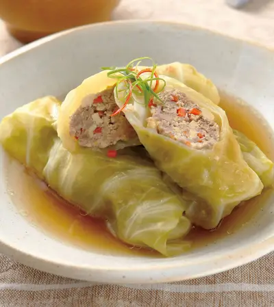 高麗菜豆腐捲
