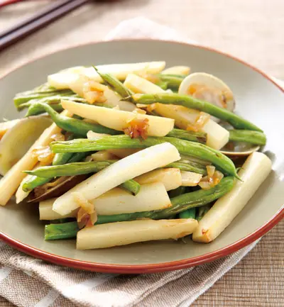 奶香香煎鮮筍