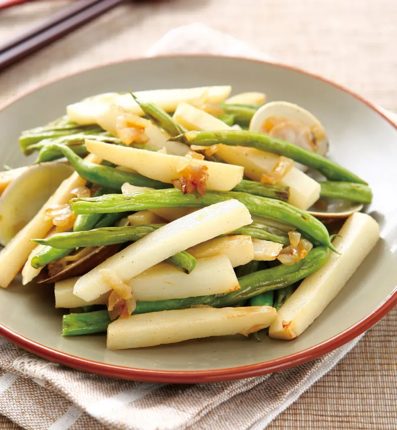 奶香香煎鮮筍