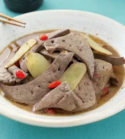 麻油豬肝(2)