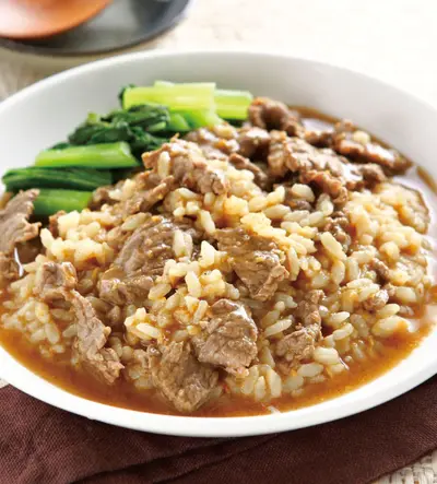 沙茶牛肉泡飯