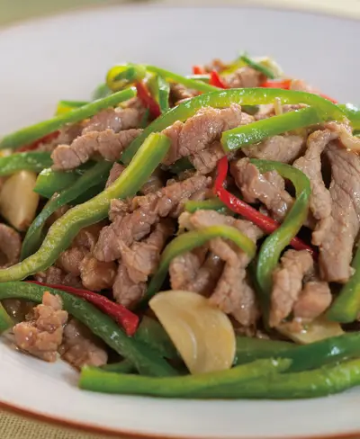 青椒牛肉絲(4)