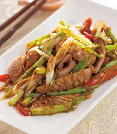 沙茶炒魷魚(1)