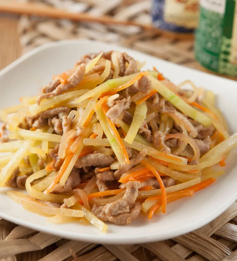 西瓜皮炒肉絲