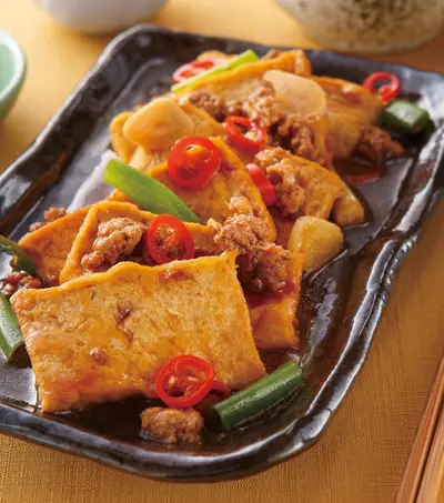 蔥燒豆腐(2)