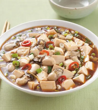 鮮蚵燴豆腐