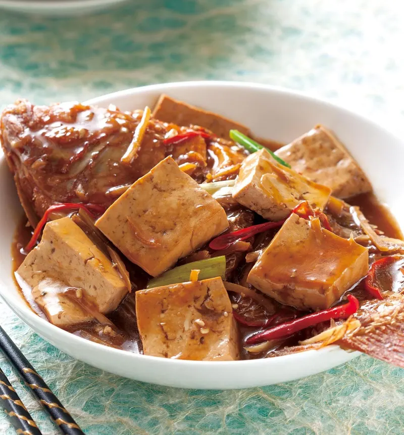 豆腐燒魚