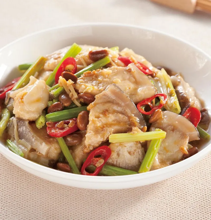 芹菜豆醬豆腐鯊