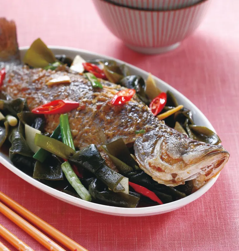 海帶燒魚