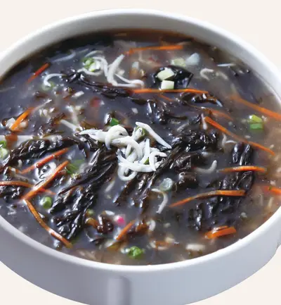 紫菜吻仔魚羹(1)