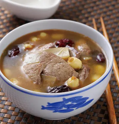 茶油蓮子豬肝湯