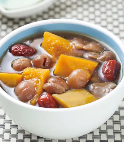 薑汁桂圓南瓜甜湯