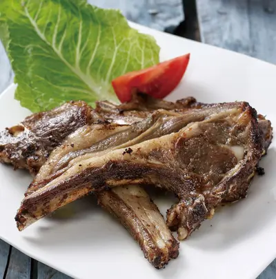 蒜香煎羊排