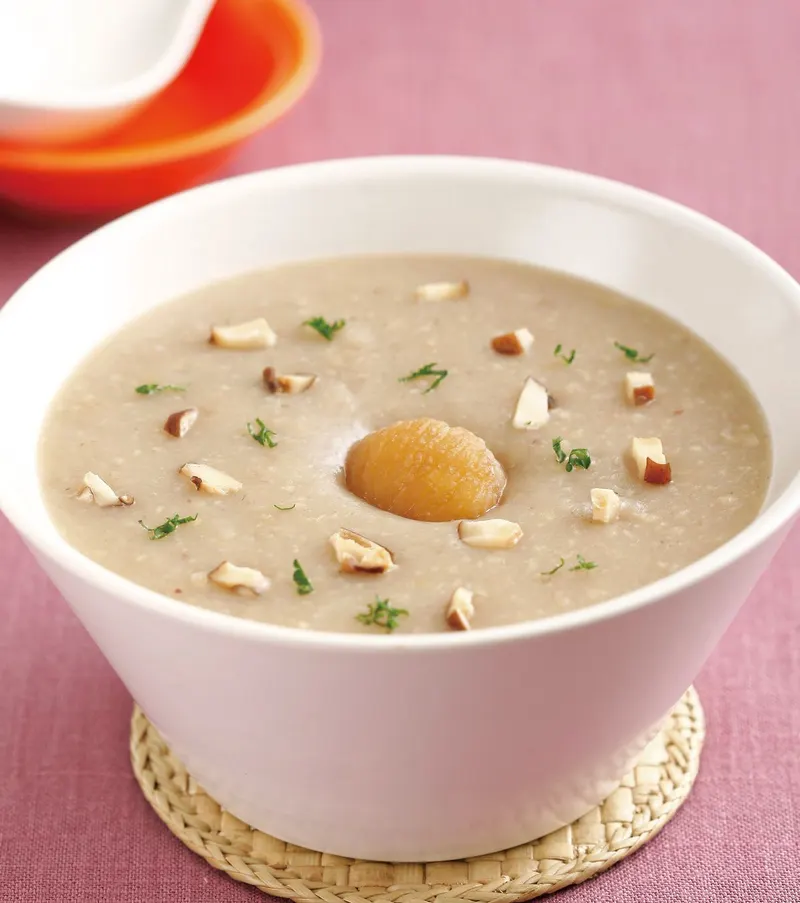 栗子蘋果鮮菇濃湯