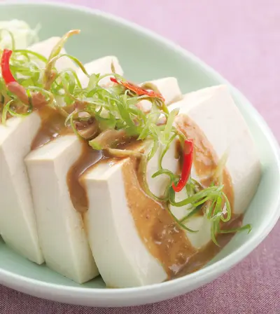 和風胡麻醬淋豆腐