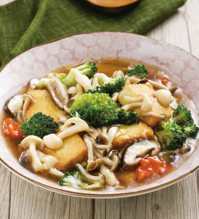 菇菇豆腐煲