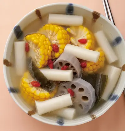 雞汁燉蓮藕
