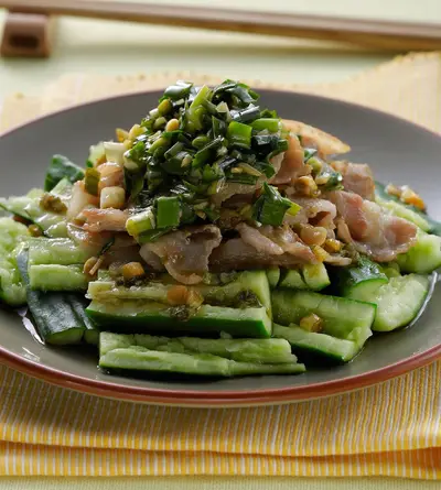 燒肉片佐韭菜醬