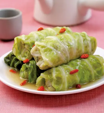 鮮魚高麗菜捲