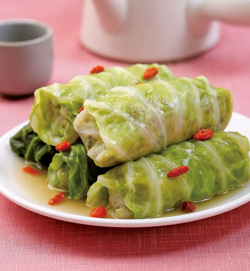 鮮魚高麗菜捲