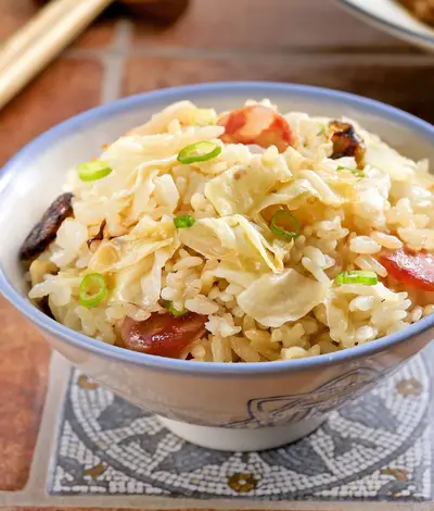 臘腸高麗菜飯