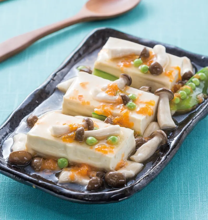 珍珠菇蒸豆腐