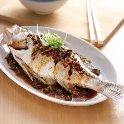 豆醬鱸魚