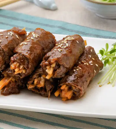 鮮筍牛肉捲