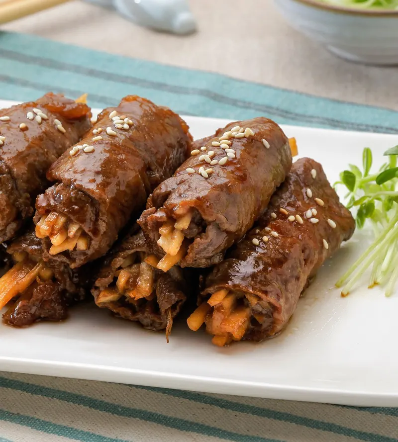 鮮筍牛肉捲