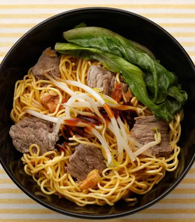 蠔油牛肉撈麵