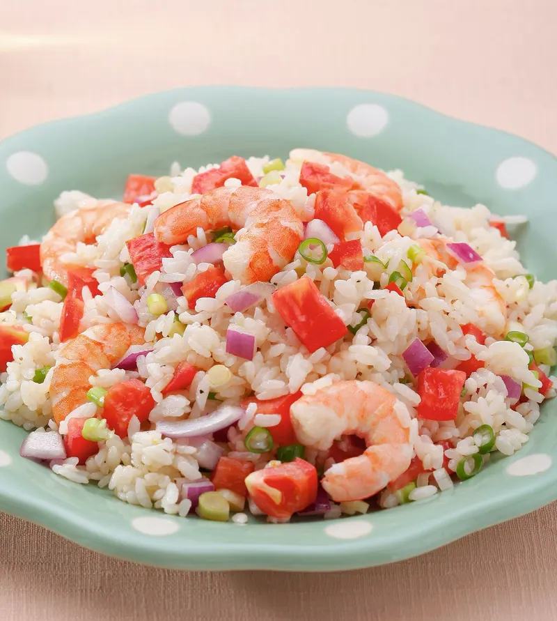番茄蝦仁拌飯