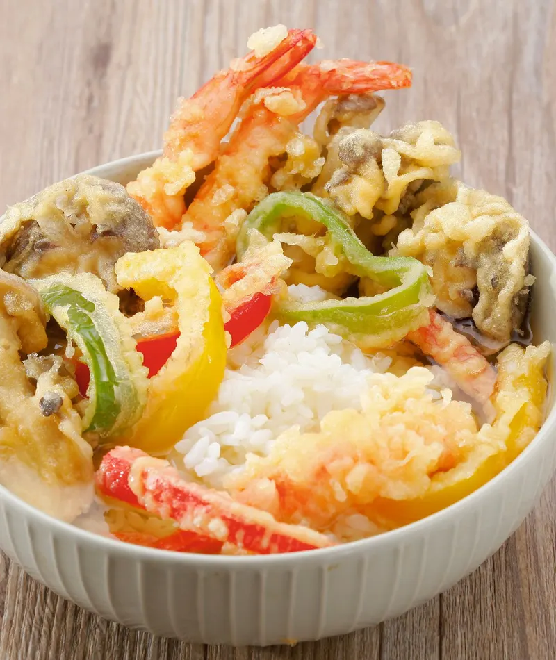 炸蝦茶泡飯