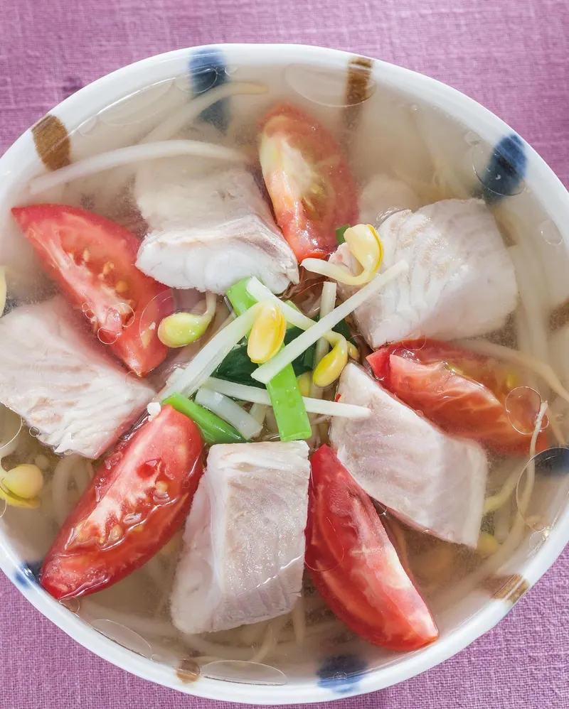 番茄豆芽魚湯