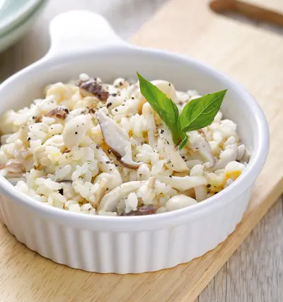 起司野菇燉飯