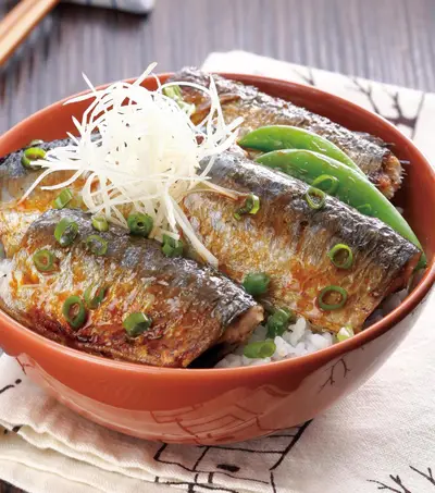 秋刀魚丼(1)