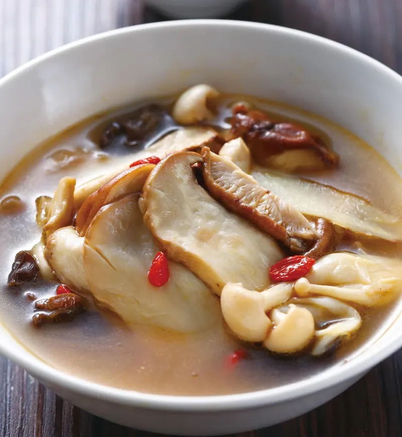 麻油什錦菇